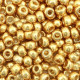 Miyuki seed beads 6/0 - Duracoat galvanized gold 6-4202